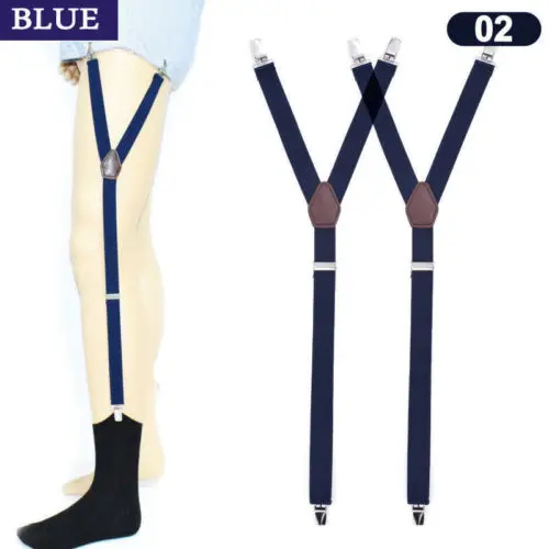 1 пара Y Shaped Shirt Stay подвязки мужские эластичные подвязки нескользящие носки футболка держатель на подтяжках
