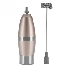 Мощный электрический вспениватель молока с пружинным венчиком из нержавеющей стали 2 шт