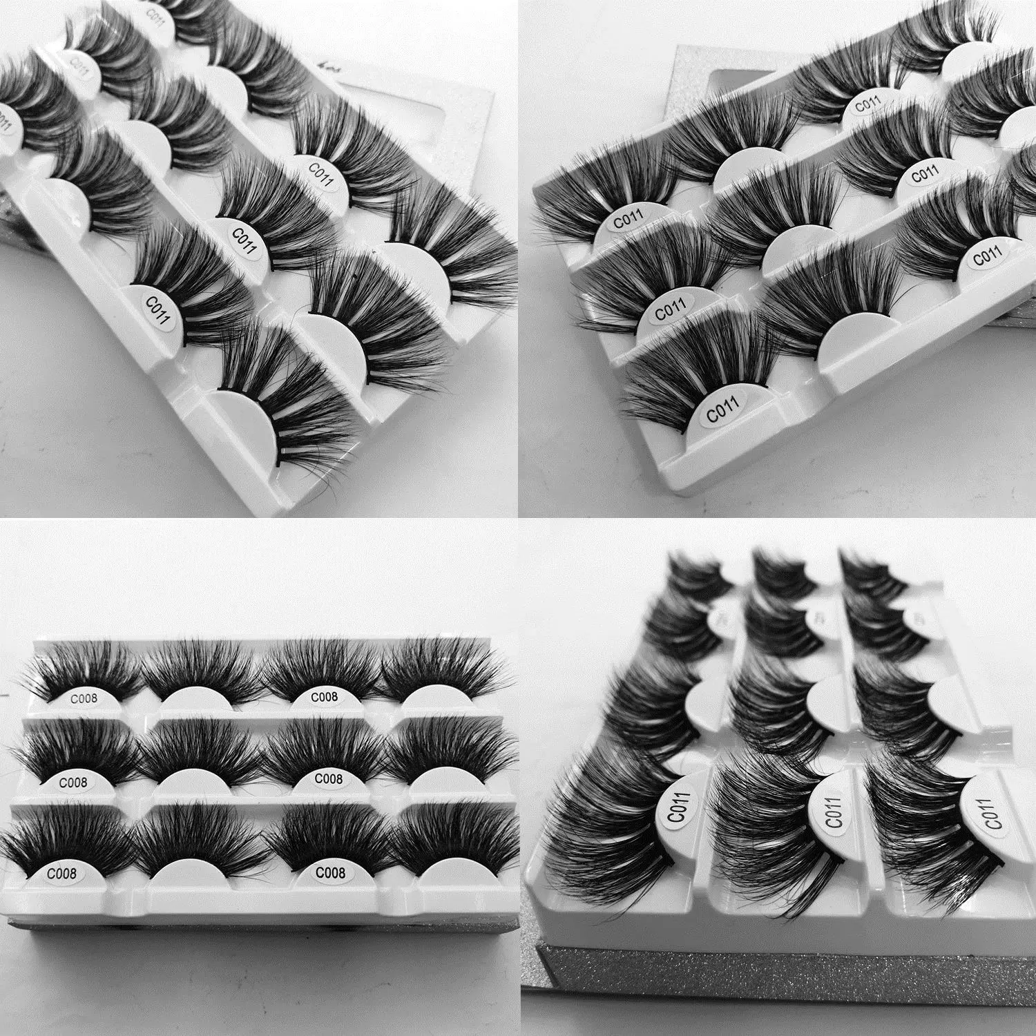 3D норковые ресницы ручной Макияж, накладные ресницы натуральные ...