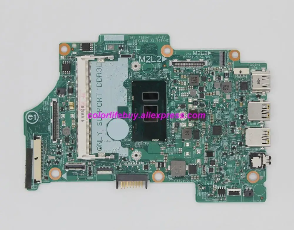 

Genuine 04R7J 004R7J CN-004R7J w i3-6100U DDR3L Laptop Motherboard Mainboard for Dell Inspiron 11 3153 Notebook PC