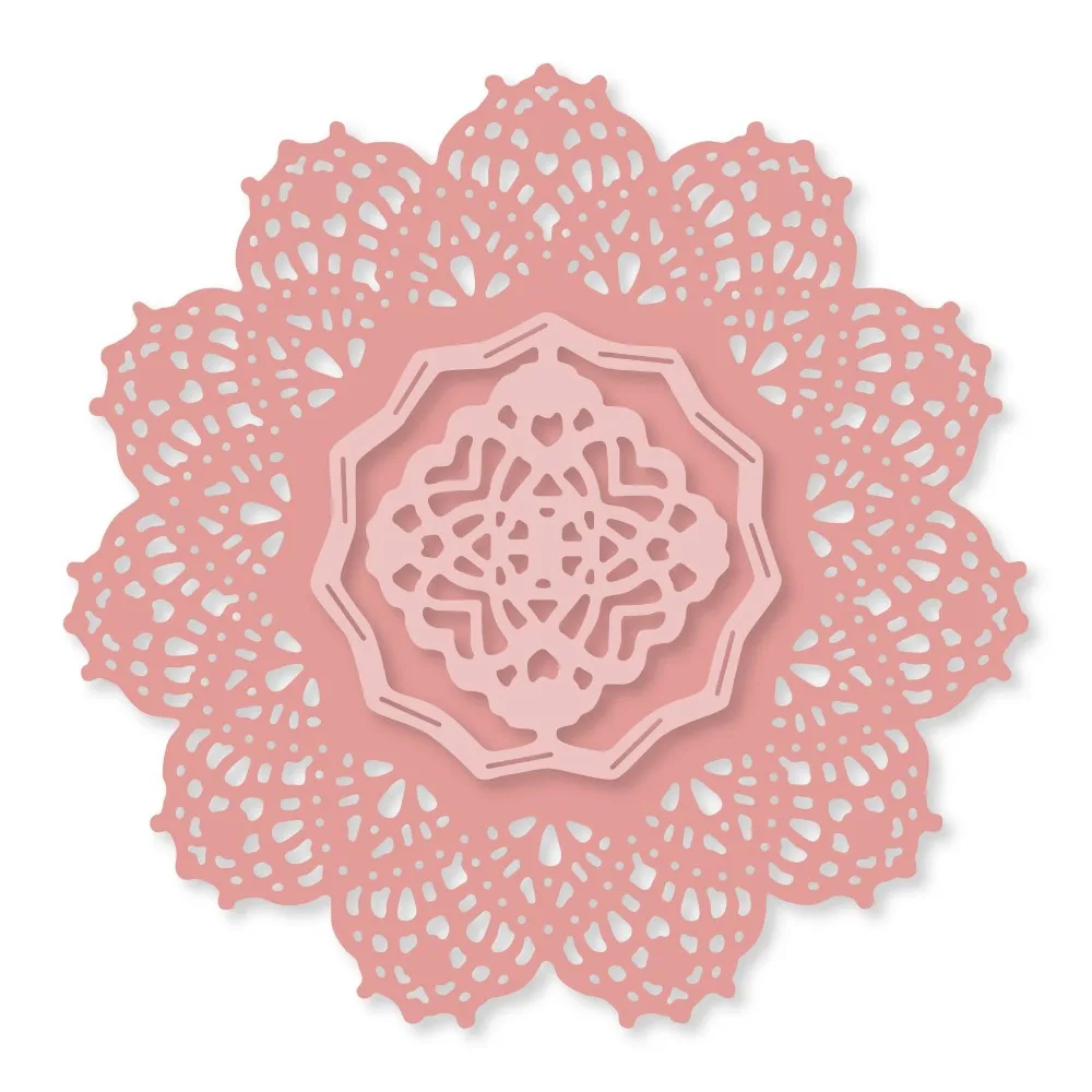 

Estel Large flower Hollow petal Frame Metal Steel Cutting Dies Stencils for Making Scrapbook DIY album Paper Cards Embossing Die