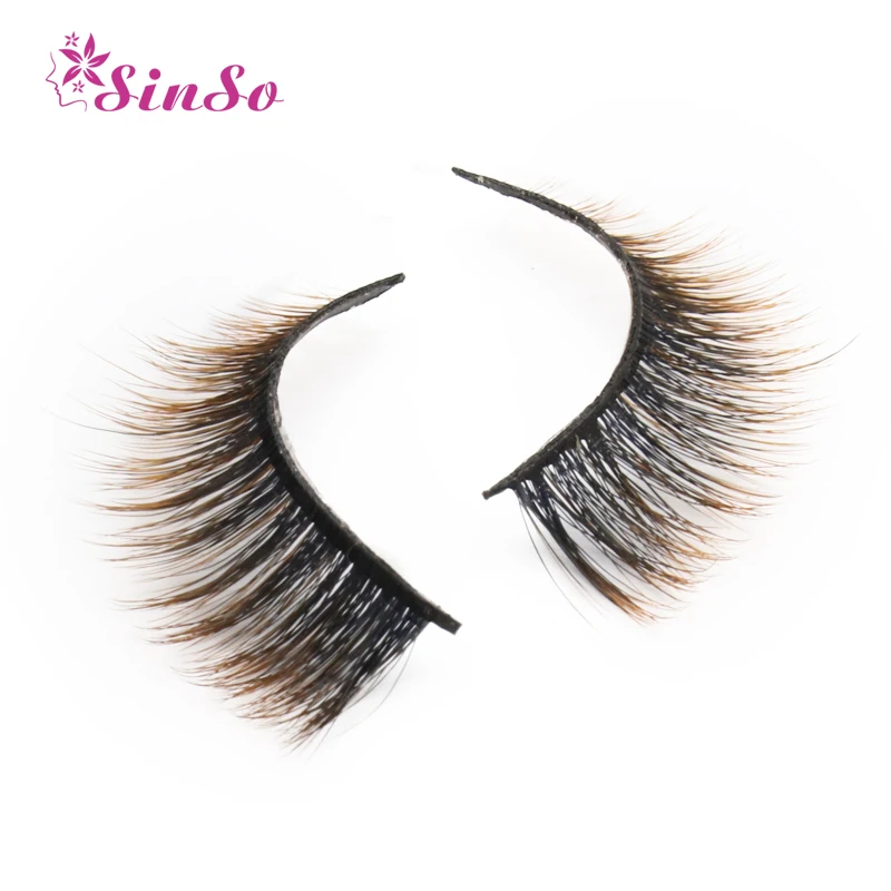 

Lash Mink Eyelashes 3D Mink Hair Lashes Wholesale 100% Real Mink Handmade Crossing Lashes Thick Lash 16 Colors New 1Pair In Box