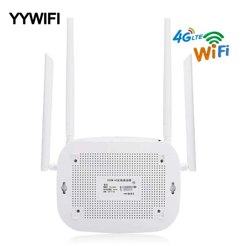 Беспроводной маршрутизатор Wifi 4G CPE 300 Мбит/с роутеры LTE Мобильный с портом LAN