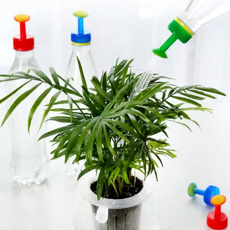 

5pcs Gardening Plant Watering Attachment Spray-head Soft Drink Bottle Water Can Top Waterers Seedling Irrigation Equipment