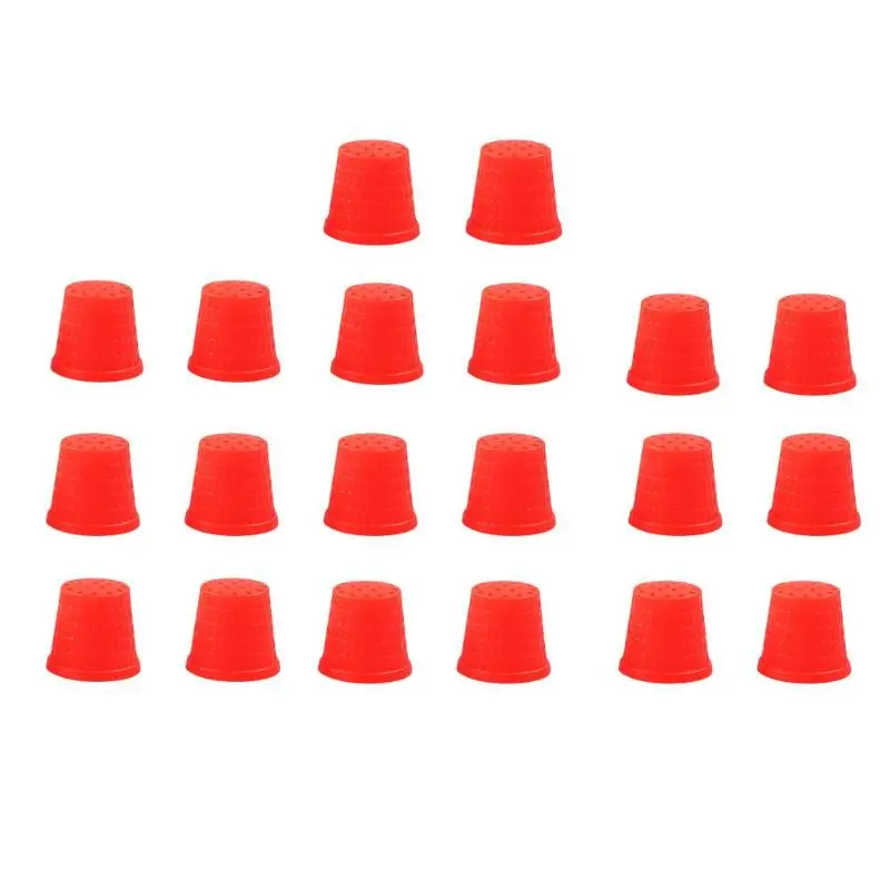 

2PCS/10PCS Soft Silicone Thimble Finger Protector Sewing Thimble Needles Partner Sewing Tools Hand Needlework Accessory