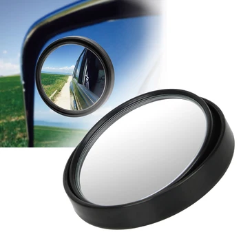 

1 piece Car Vehicle Side Blindspot Wide RearView Mirror Blind Spot Mirror 360 Wide Angle Round Convex Mirror Small Round