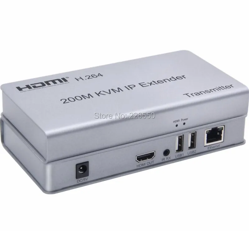 200 м HDMI USB удлинитель RJ45 IP сеть KVM по Cat5e Cat6 с широким ИК TCP/IP|Кабели VGA| |