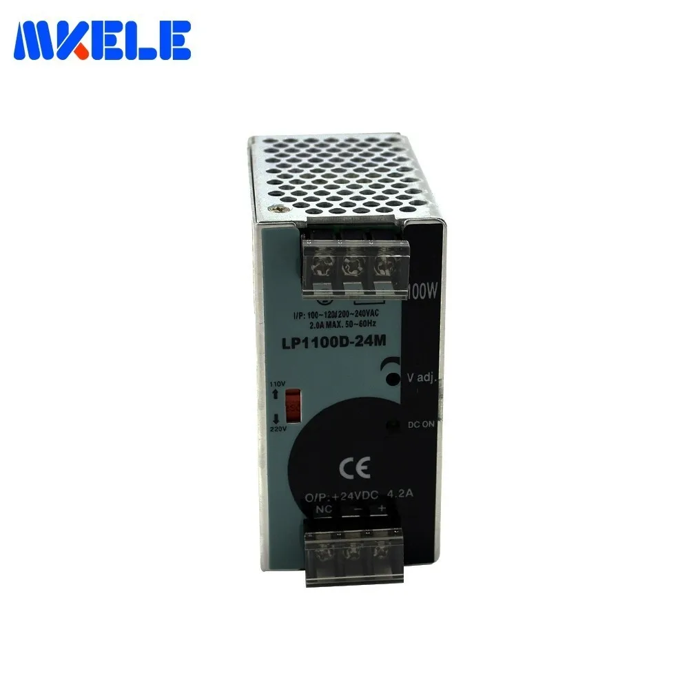 24VDC 100 Вт 4.2A din-рейка Электропитание LP-100-24 Мини Размер Один выход 24 В AC Dc импульсный
