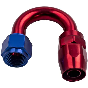 

AN10 180° Oil Fuel Gas Line Hose End Fitting Adapter Universal car tool