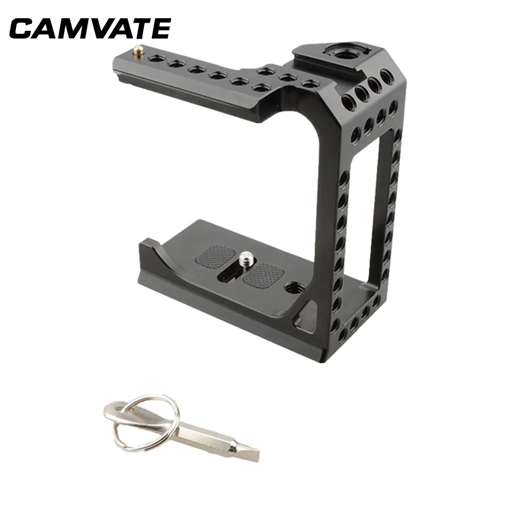 

CAMVATE C-frame Cage ARRI Mount Hole For A7 series A7M3 A7RM3 a7III a7RIII ER147