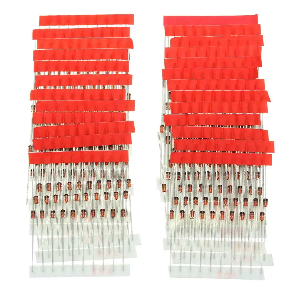 

250 Pcs 25 Values 1W Zener Diode Assorted Kit 3V To 33V Assortment Kit Module