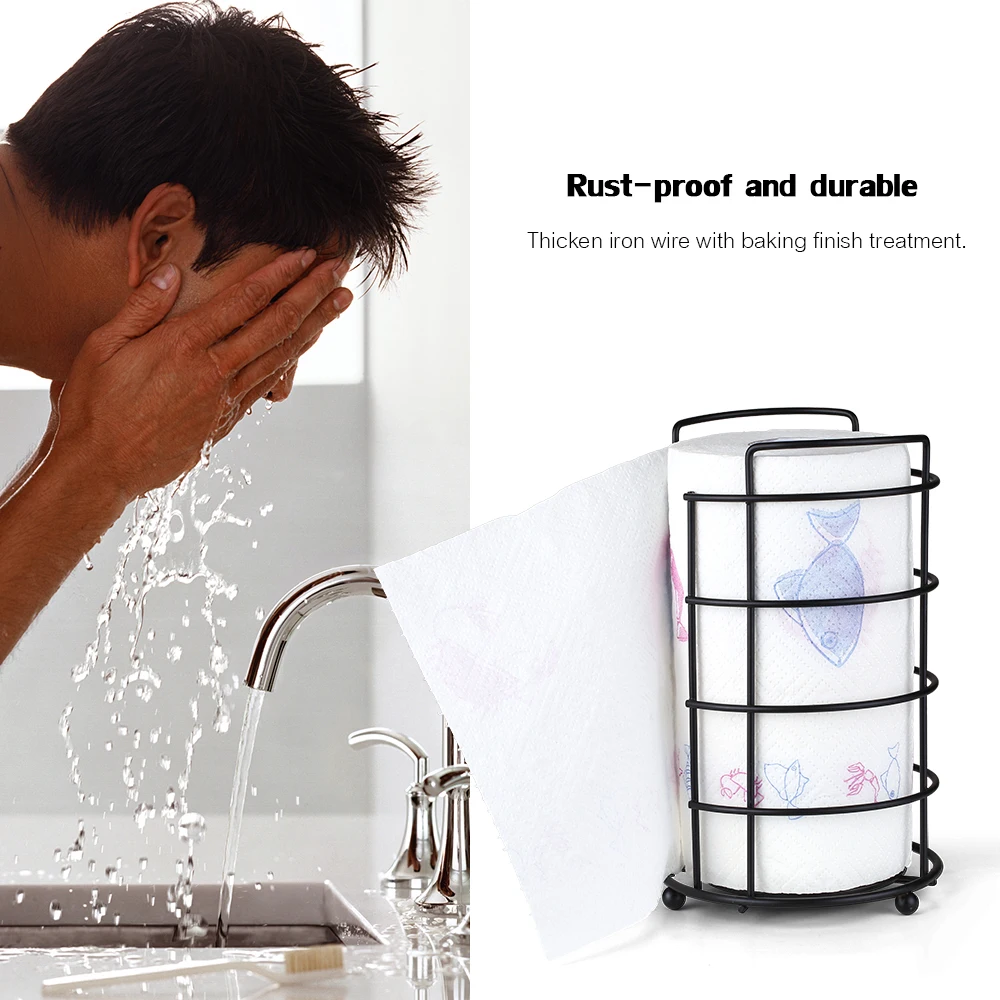 

Paper Towel Rack Paper Towel Storage Holder Paper Roll Holder Kitchen Roll Holder Utensil Tool Holder For Kitchen Utensils
