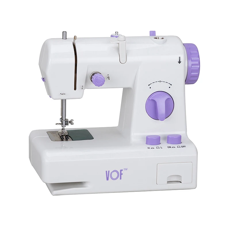 VOF FHSM 208 маленькая швейная машина с одной иглой работающая от батареи мини