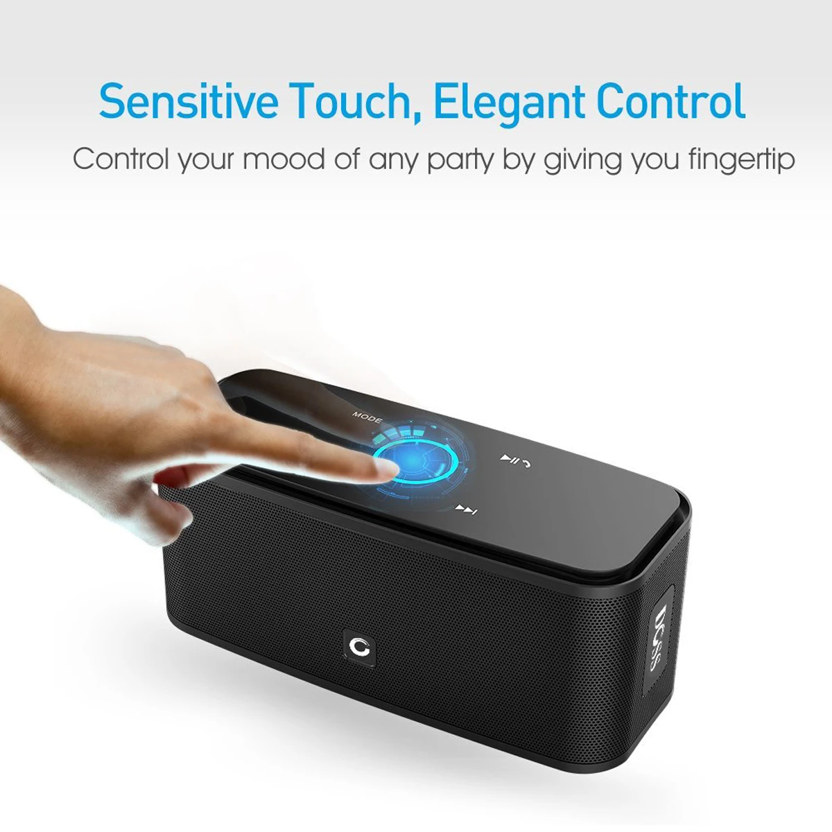 DOSS DS 1681 сенсорный беспроводной портативный Bluetooth стерео динамик 12 часов 55 дБ Мини