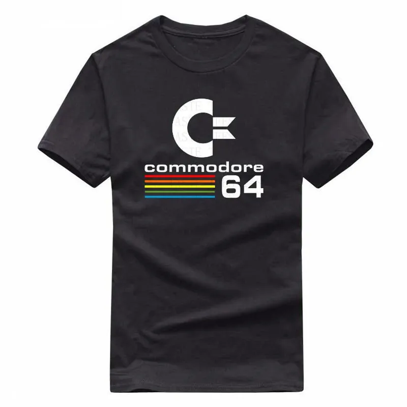 

2018 Summer Commodore 64 T Shirts C64 SID Amiga Retro 8-bit Ultra Cool Design Vinyl T-shirt Mens Clothing With Short Sleeve