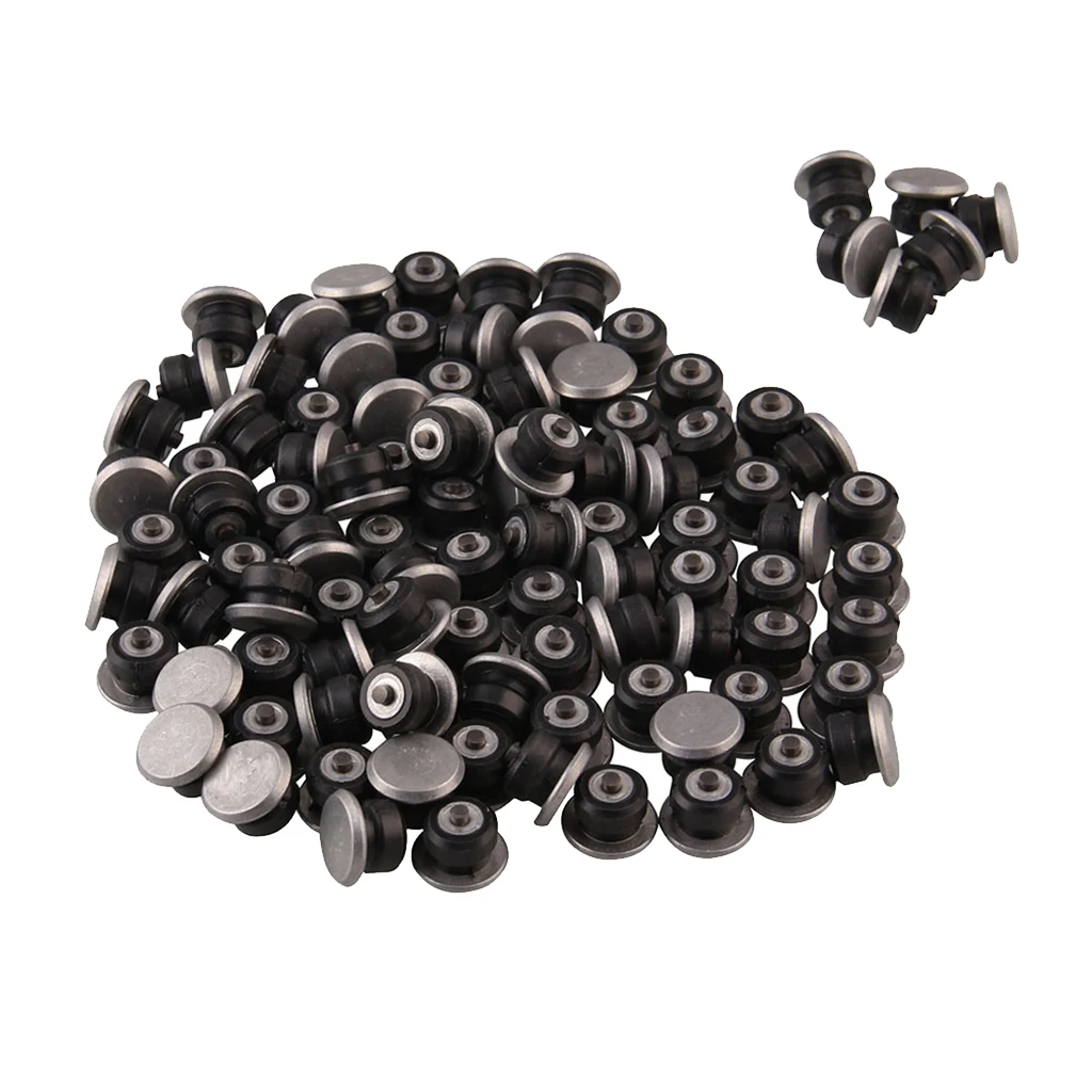 

100pcs Snow Tire Studs,9mm Wheel Tyre Screws Winter Snow Tire Spikes for Car ATV Motorcycle Bike Shoes
