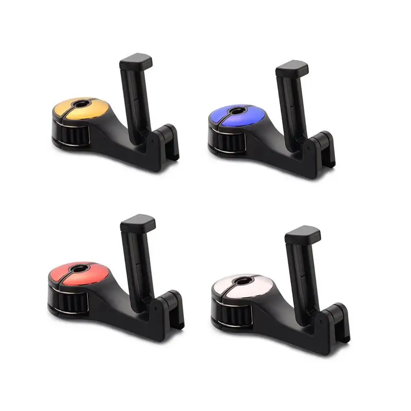 

Car Headrest Hooks Multi-function Seat Back Phone Mount Holder Portable Hidden Fastener Seat Back Hanger Clips For Bag Handbag