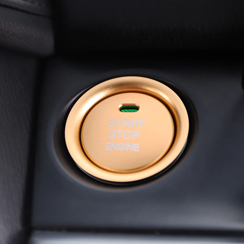 Alu Alloy Engine Start Stop Button Cover Ring For Mazda 3 Axela CX-3 CX-4 CX-5