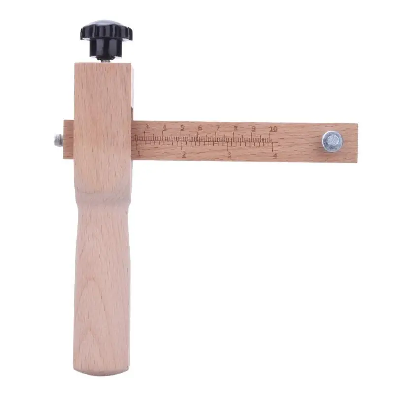 

Adjustable Thickness Wood Craft Tool Strip and Strap Maker Tandy Leather Cutter Leathercraft Tool Hand Thickness Cutting Ruler