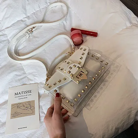 Прозрачная гелевая Сумка Tote сумки через плечо для женщин Лето 2019 г. ПВХ роскошные