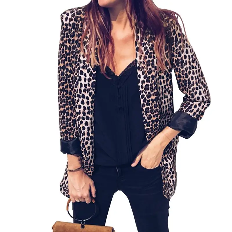 2019 England Style Women Printed Snake Blazer JacketS Work Office Lady Suit Blazers Feminio Long Sleeve Coat Womens Outerwear 2019 England Style Women Printed Snake Blazer JacketS Work Office Lady Suit Blazers Feminio Long Sleeve Coat Womens Outerwear