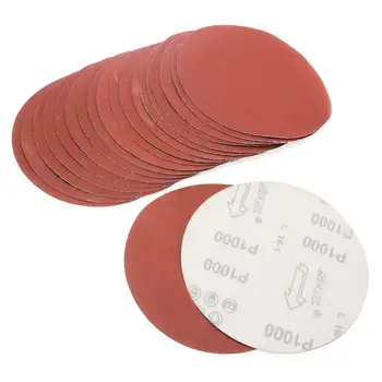 

20Pcs 1000 Grit 6 Inch Sander Discs Set 150mm Flocking Sanding Paper Polishing Pads Sheet Abrasive Tools Power Tools Accessories