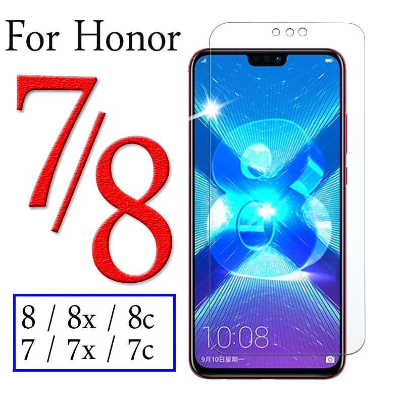 Защитное стекло для huawei Honor 8x 7x 8c 8 7 закаленное стекло для Honor 7X 7C Защита экрана для Honor 7 8 Lite защитная пленка