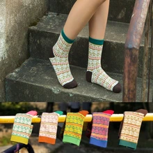 Японские настоящие Мопс, женские носки, новейший дизайн, Национальный Ветер, хлопковые носки, цветная счастливая одежда для женщин(5 штук в партии