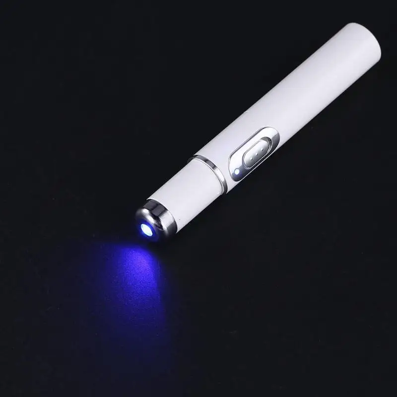 

415nm Blue Light Therapy Acne Laser Pen Scar Wrinkle Removal Face Skin Care Device Tool