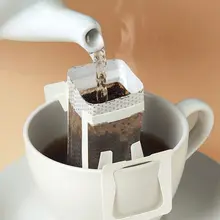 20 Вт, 30 Вт, 50 шт. одноразовые заячьи уши капельного Кофе цедильного мешка Портативный Кофе фильтр Бумага, сумка-тоут, сумка для Офис дорожная сумка