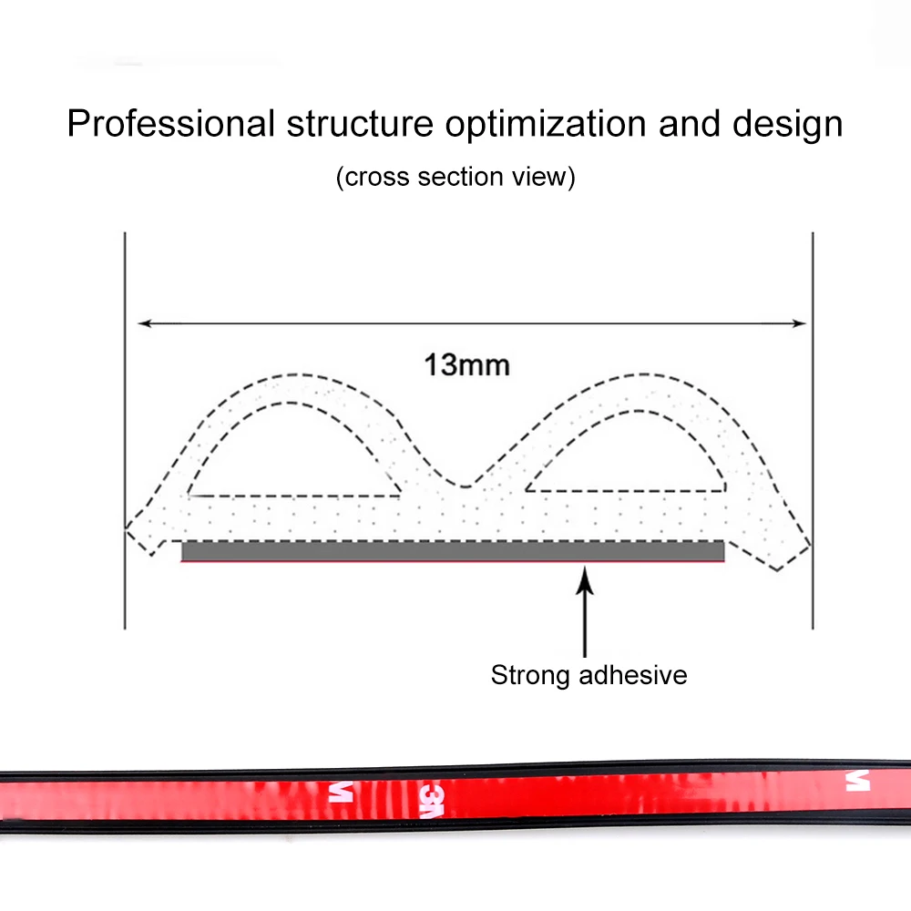 Автомобильные дверные уплотнительные полосы, стикер в форме уплотнителя, резиновые уплотнения, звукоизоляционные уплотнения, автомобильные аксессуары для интерьера