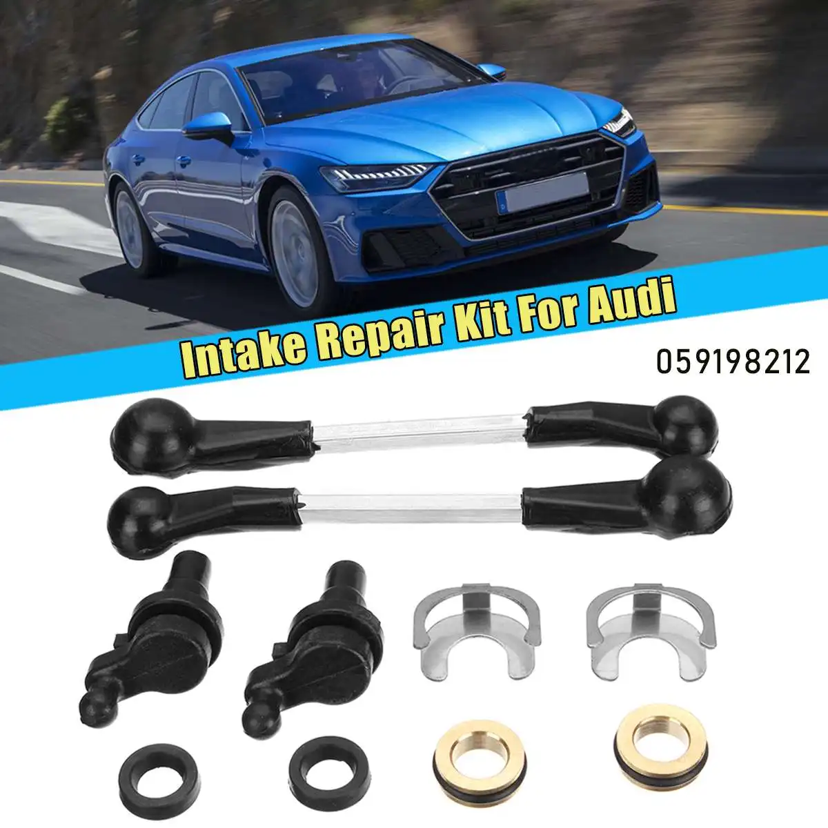 1 Set Car Air Intake Manifold Swirl Flap Repair Kit For Audi A6 A7 A8