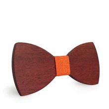 Твердый деревянный фиолетовый галстук-бабочка heartwwood ручной резной деревянный бизнес лук Горячие мужские и женские аксессуары модная индивидуальность