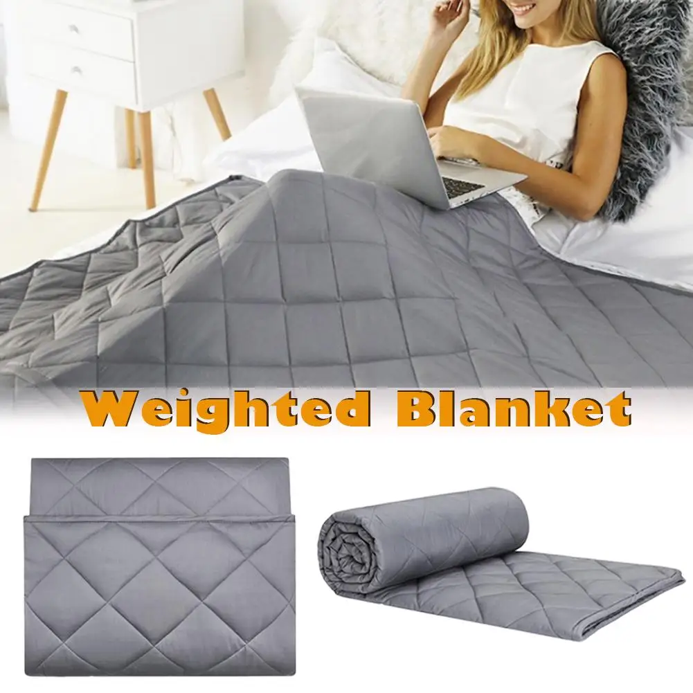 Four Sizes Cotton Weighted Blanket For Adult Decompression Gravity