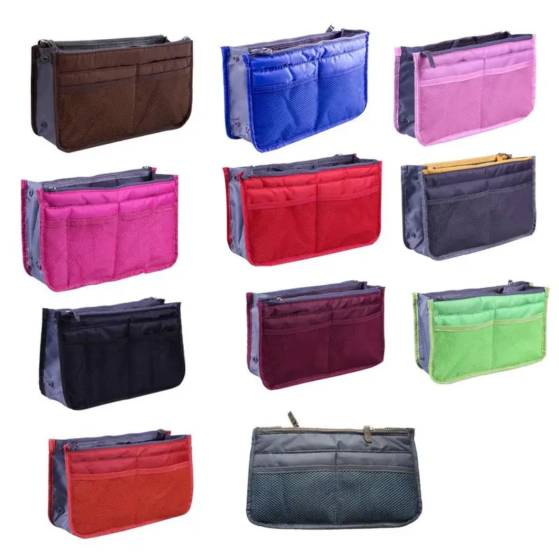 

1pc Korean Version Of The Portable Double Zipper Cosmetic Bag Multi-function Toiletries Storage Bag
