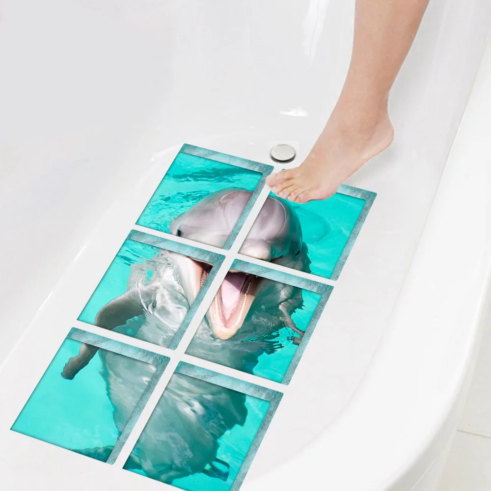 Buy 6pcs Wall Stickers Non Slip Decal Sticker Bathtub