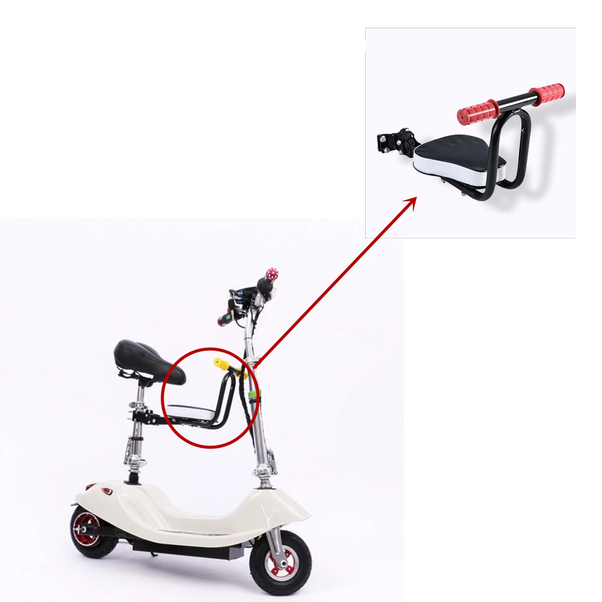 

Safe Children's Seat For XIAOMI M365 Child Seat In Electric Scooter Child Seat In Electric Scooter Pedal Children's Handle