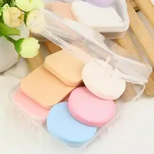 6 шт./упак. слоеного лица Уход за кожей лица очищения стиральная губка для отшелушивания очищающий спонж очищающее средство для лица, инструмент