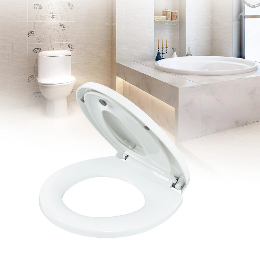 

Round Adult Toilet Child Potty Training Seat with Cover Home Hotel Cleaning Toilet Seat