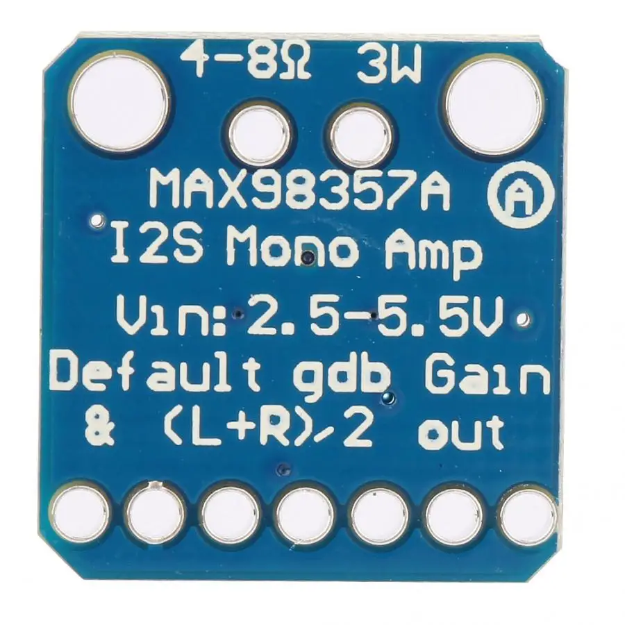Счетчик частоты MAX98357 I2S преобразователь класса D DAC модуль декодера для Raspberry Pi ESP32