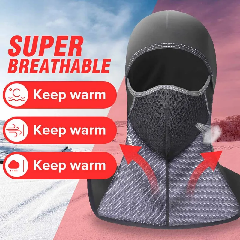Boné à Prova de Vento Inverno Motocicleta Chapelaria Cabeça Wear Quente Esqui Moto Ciclismo Máscara Protetora Capacete Velo Chapéu Balaclava