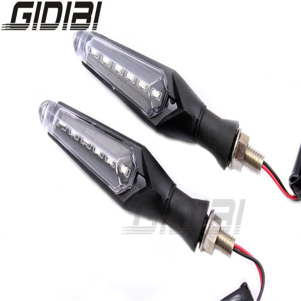 

Universal Motorcycle LED Turn Signal Blue Amber Light Indicator 10MM Plastic