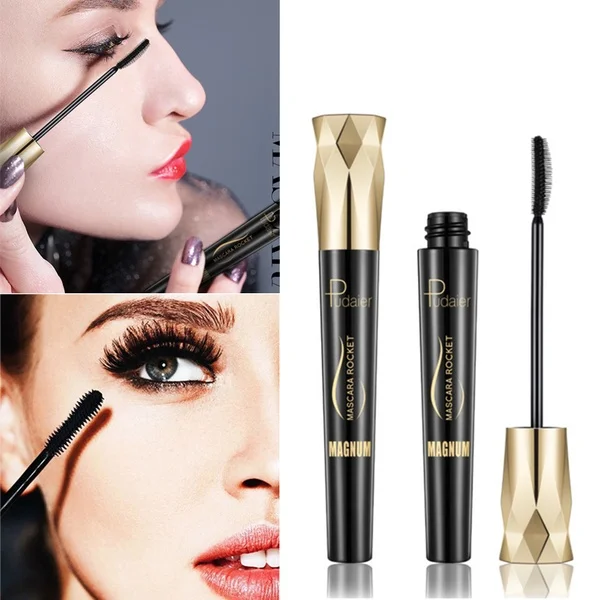 

4D Rimel Silk Fiber Black Mascara Makeup Eyelash Waterproof Extension Curling Eye Lashes Thick Lengthener Makeup Maquiagem