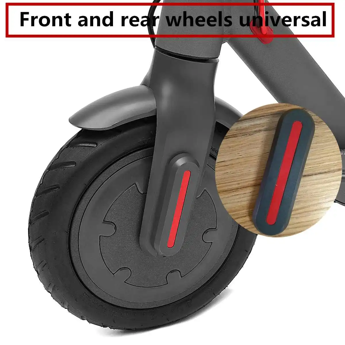

Electric Scooter Custom Made Front Rear Wheel Cover Motor Line Protective Shell Adhesive Sticker Parts For XIAOMI MIJIA m365