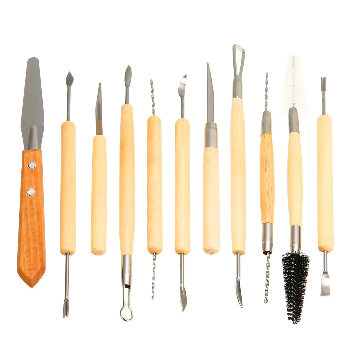 45pcs/set Clay Sculpting Set Wax Pottery Carving Tool Pottery Ceramics