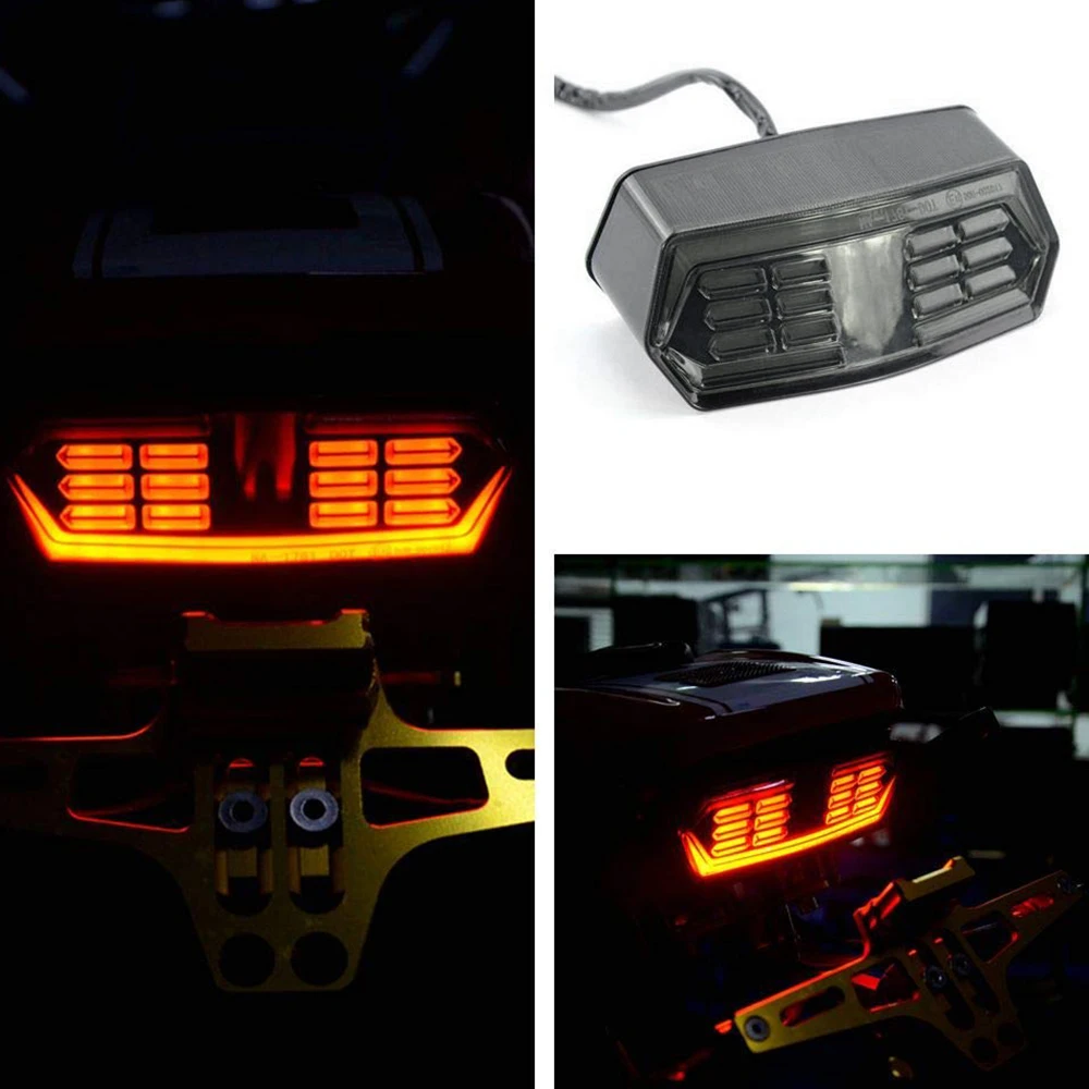 

Motorcycle conversion kit LED Tail Lights brake light turn light water tail lamp large displacement conversion suitable for 20