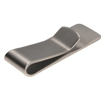 

5pc Money Clip Stainless Steel Matt-Silver Finish in gift box