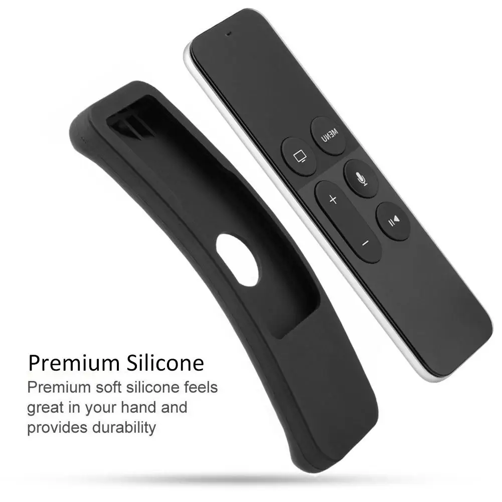 Защитный чехол для Apple TV 4K 4 го поколения Siri силиконовый с дистанционным