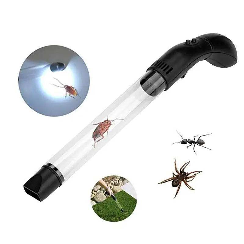 

New Insects Bugs Suction Traps Electronic LED Pest Catcher Spider Bug Buster No Harm Vacuum Creepy Crawlies Insect Trap