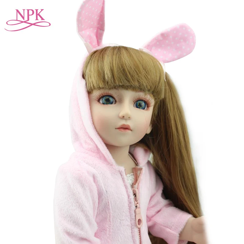 

18" Lovely Fashion BJD doll 45cm BJD Reborn Joint doll 1/4 BJD/SD girl Dollhouse Toys birthday gift babies Reborn baby doll